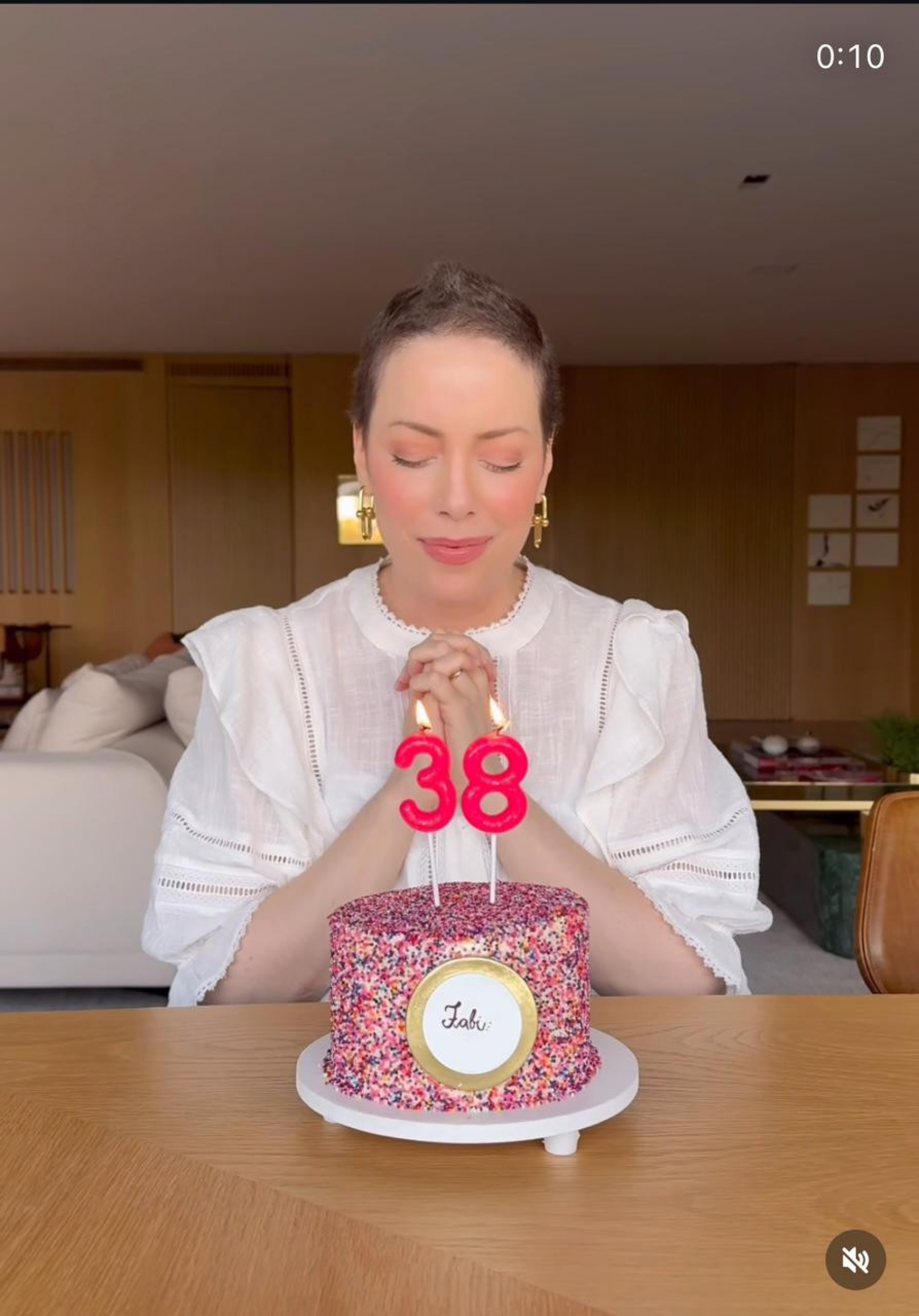 Fabiana Justus completou 38 anos  - Reprodução/Instagram