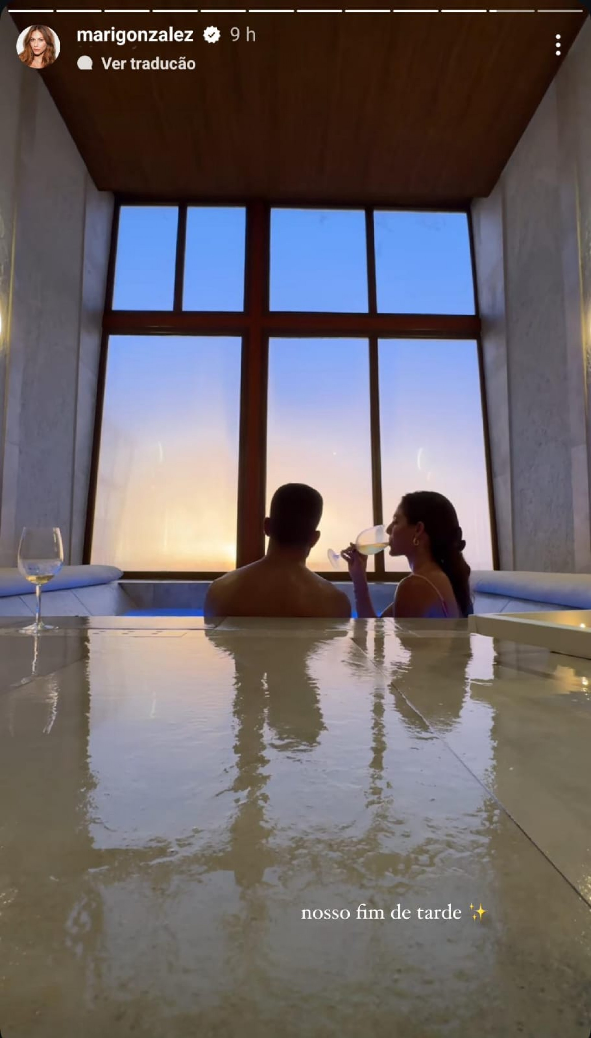 Mari Gonzalez e Pipo Marques aproveitam viagem em clima de romance - Reprodução de vídeo / Instagram