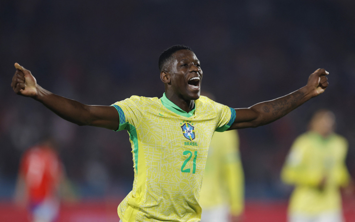 Luiz Henrique fez o gol da virada do Brasil sobre o Chile