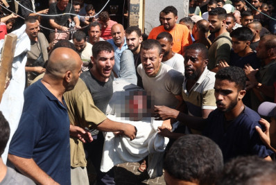 Órgão palestino anuncia a morte de pelo menos 28 pessoas após bombardeio de escola em Gaza