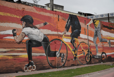 Painéis do Cidade Ilustrada transformam a paisagem do MUVI