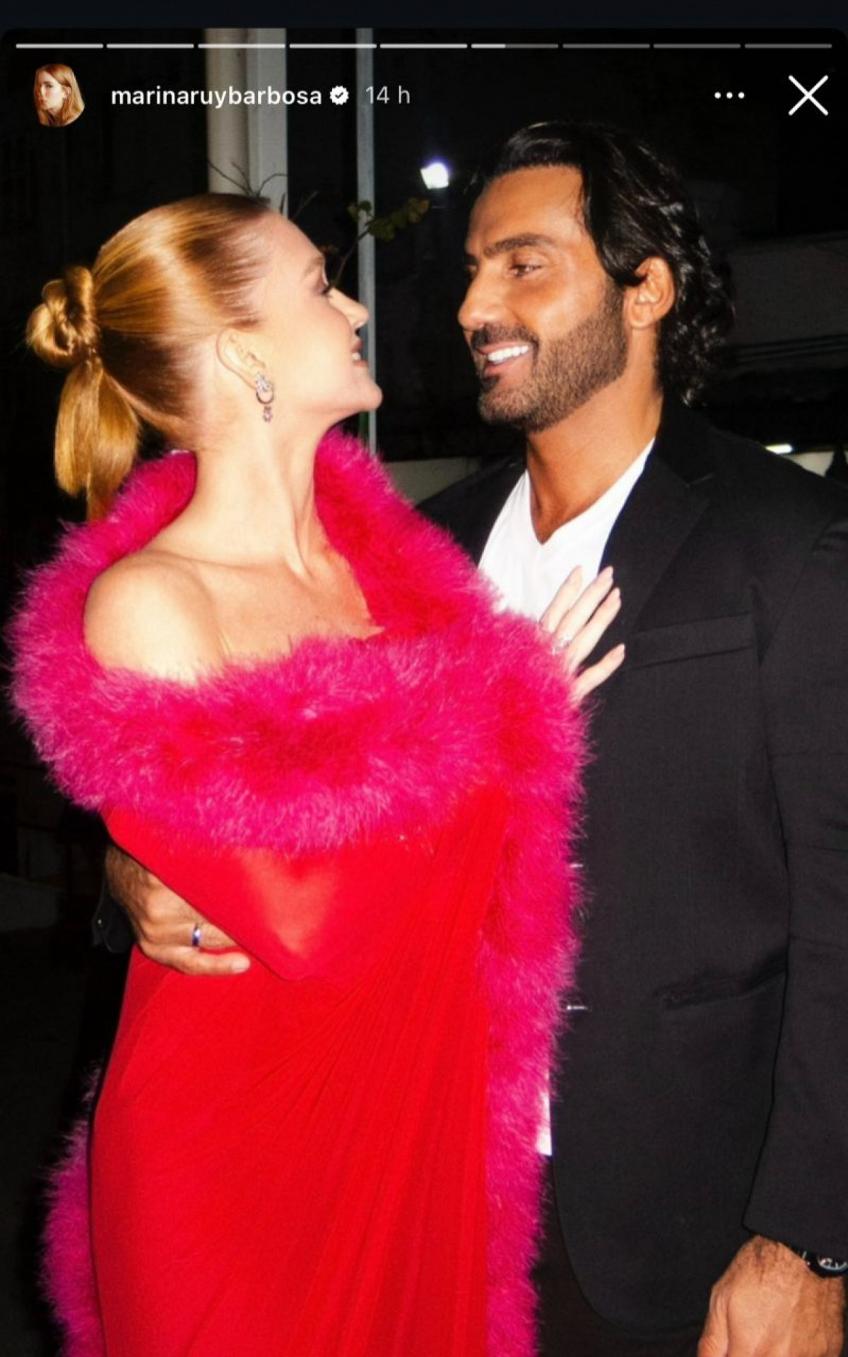 Marina Ruy Barbosa via stories - Reprodução Instagram