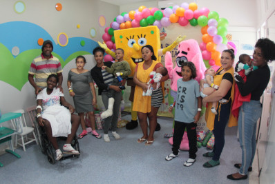 Festa do Dia das Crianças leva alegria à pediatria do Hospital Geral de Nova Iguaçu