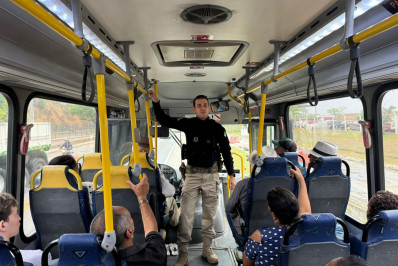 PRF mobilizada em operação contra importunação sexual no transporte coletivo
