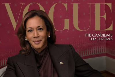 Kamala Harris aparece na capa da Vogue como 'candidata do nosso tempo'