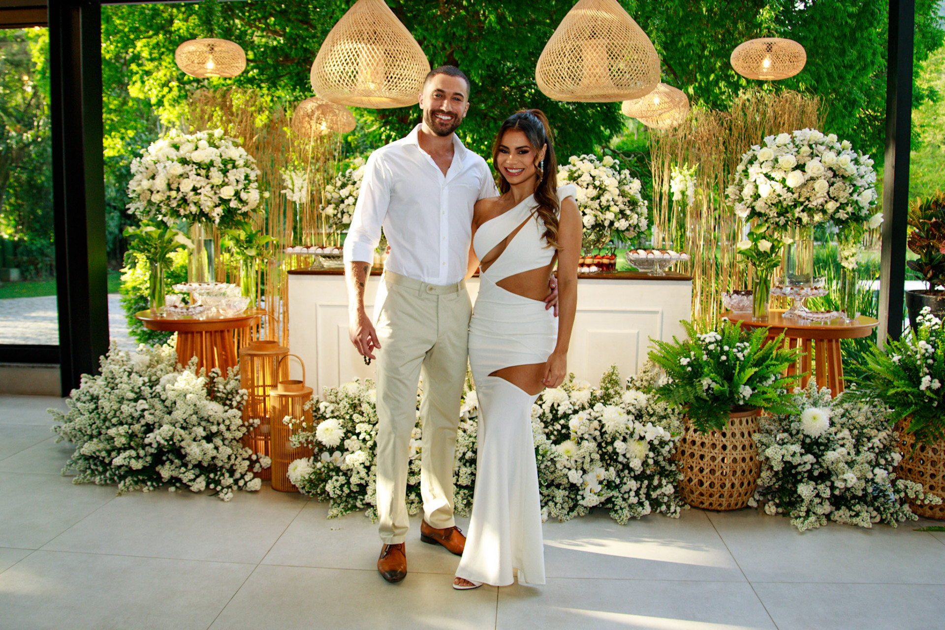 Lexa e Ricardo Vianna reúnem amigos e familiares em festa intimista para celebrar noivado 
 - Victor Chapetta / Agnews