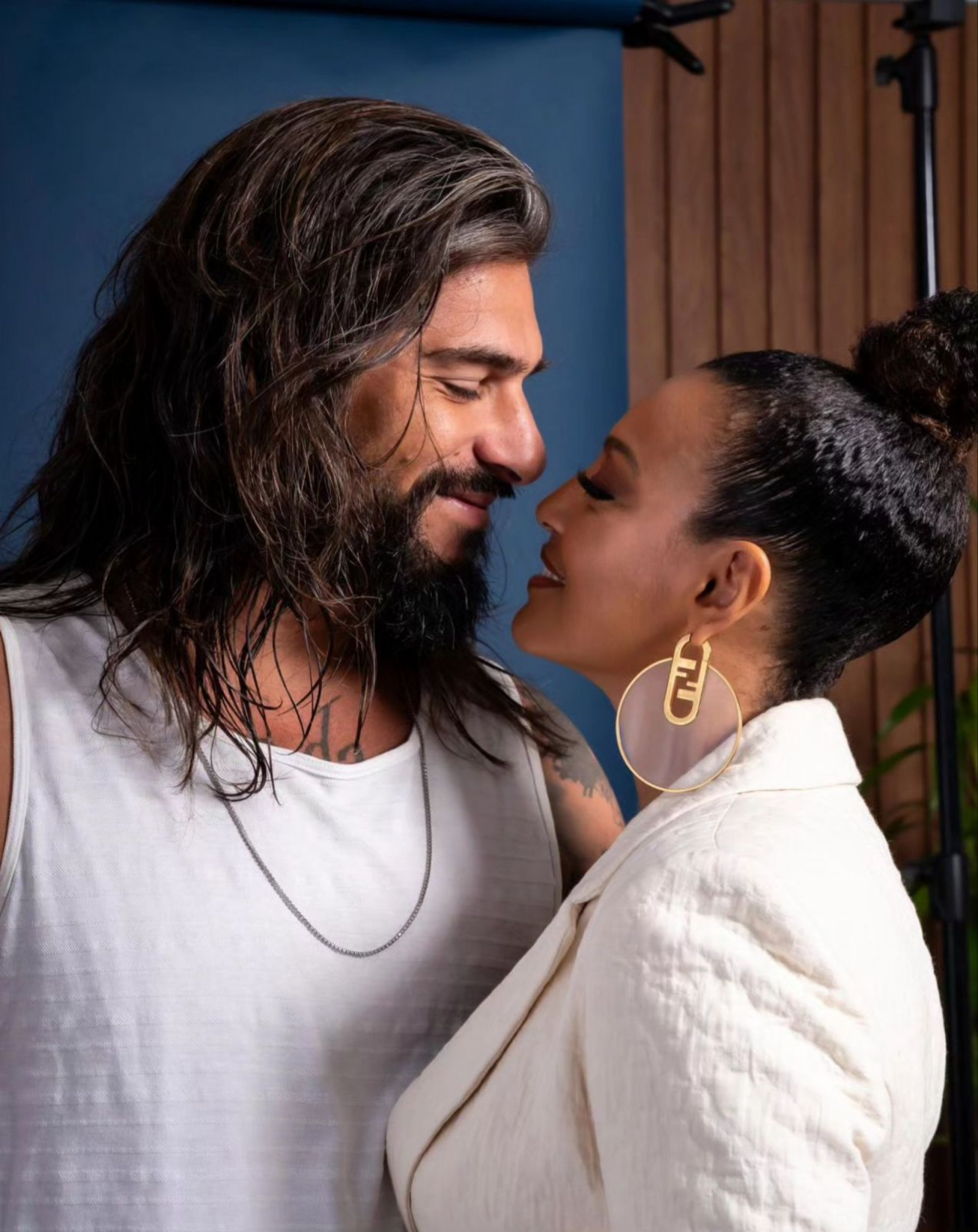 Sheron Menezzes e Saulo Bernard - Reprodução Instagram