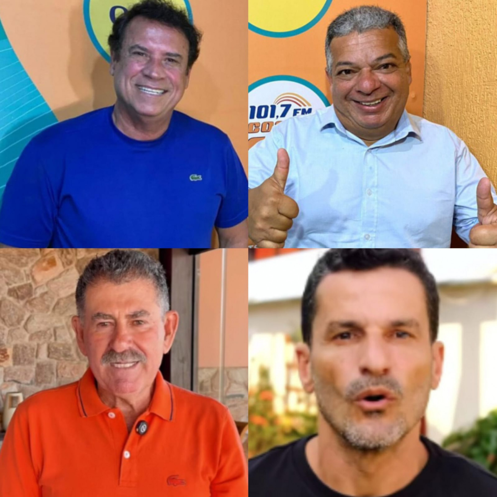 Marquinho Mendes, Janio Mendes, Paulo Melo e Rômulo Gomes  