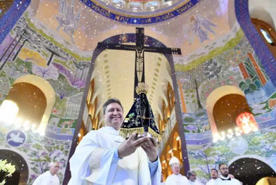 Santuário Nacional de Aparecida realiza missas no Dia da Padroeira do Brasil