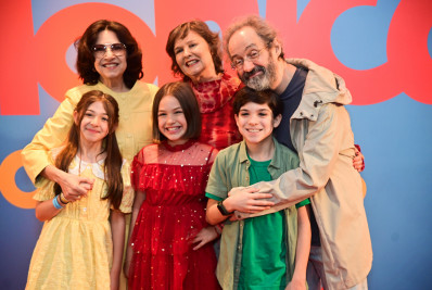 Elenco de 'Turma da Mônica - Origens' se reúne em première 