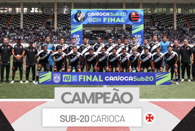 Vasco vence o Flamengo e é bicampeão do Carioca Sub-20; veja o gol