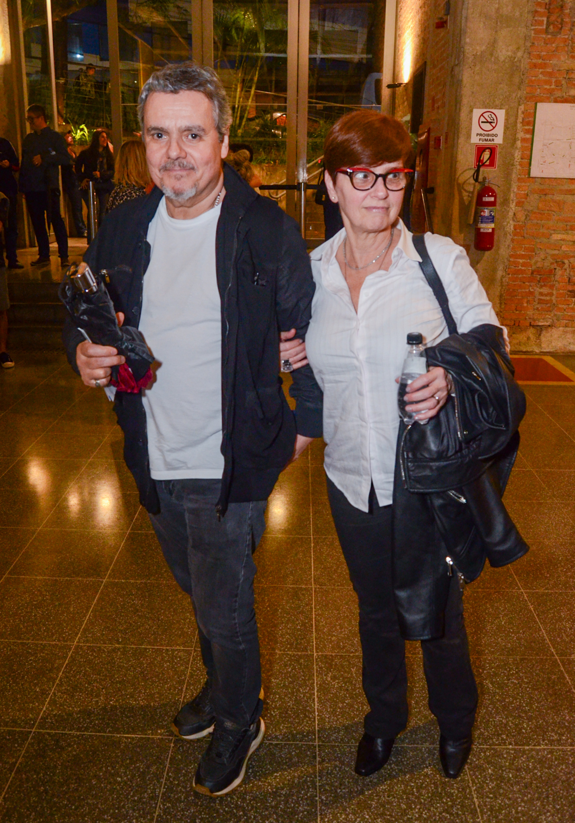 Lidia Brondi e o marido, Cassio Gabus Mendes - Araujo / Agnews