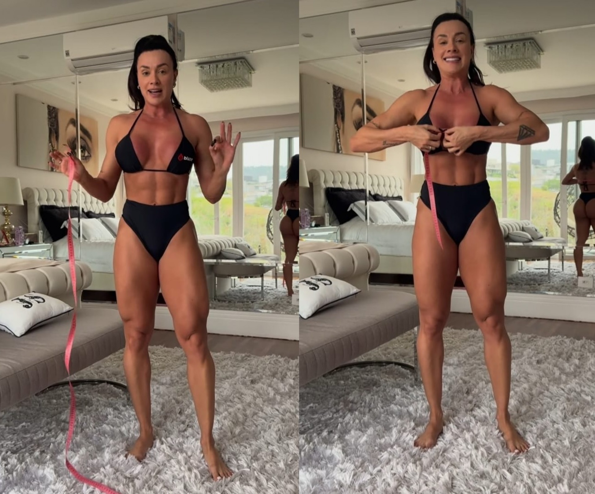 Juju Salimeni revelou alterações em suas medidas - Reprodução/Instagram