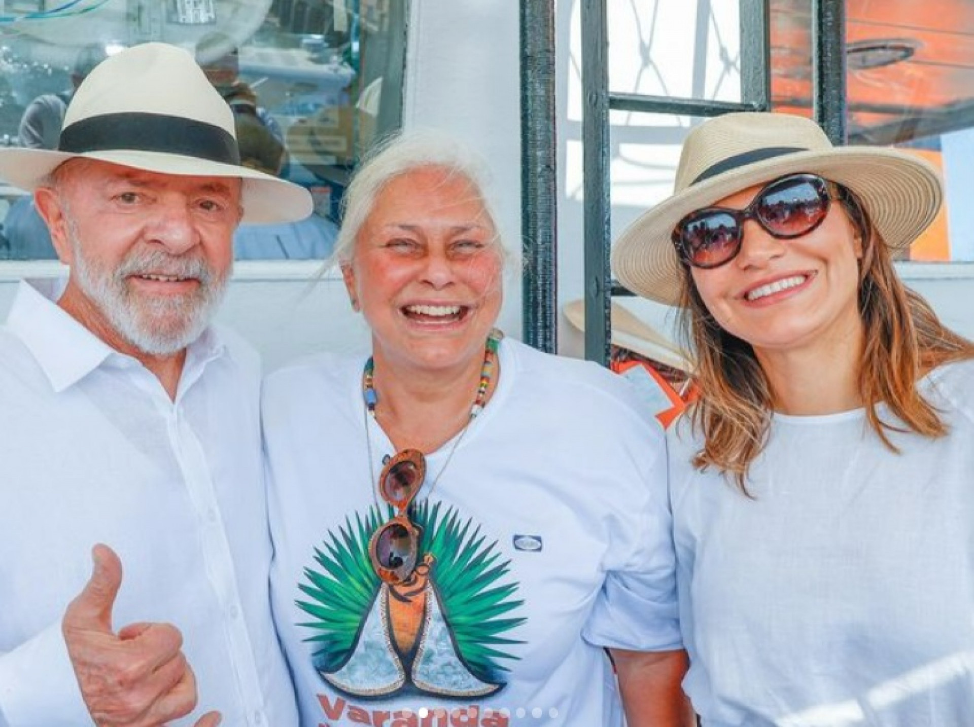 Lula, Fafá de Belém e Janja - Reprodução do Instagram