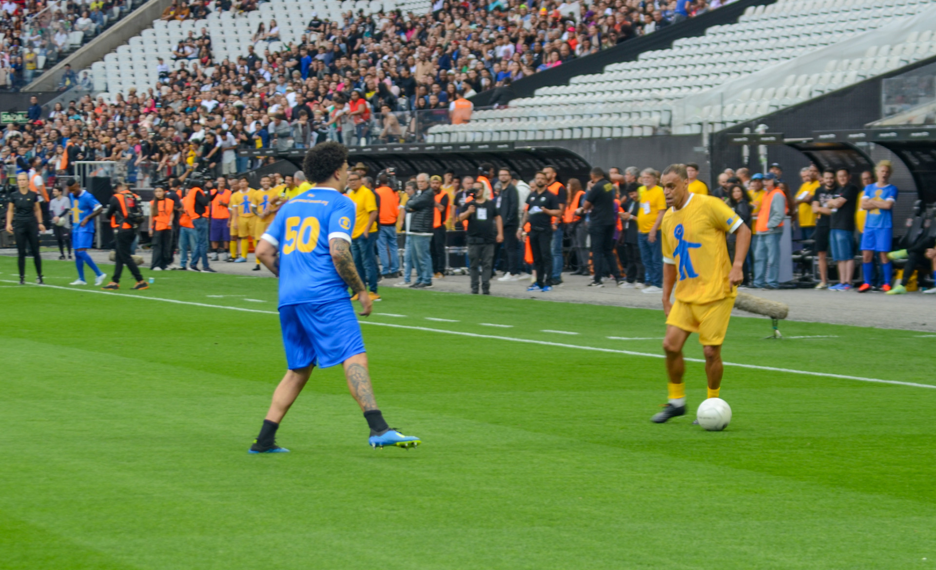 Estádio do Corinthians recebeu evento beneficente  - Araujo / Agnews