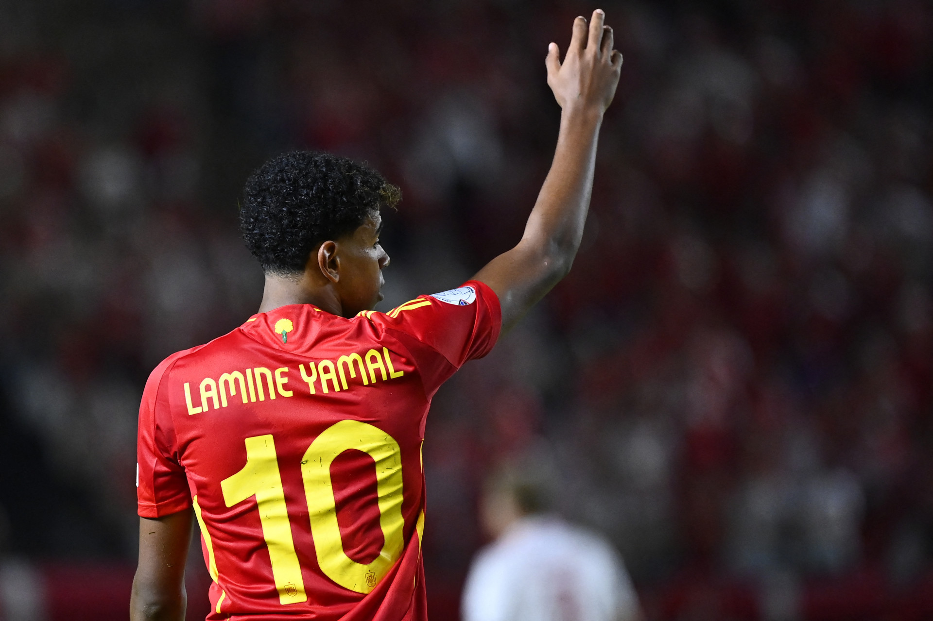 Lamine Yamal condenou can&ccedil;&otilde;es racistas em jogo da Espanha - Jos&eacute; Jordan / AFP