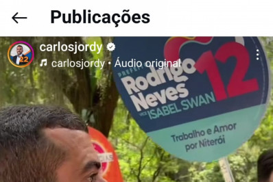 Jordy intimida militantes de Rodrigo Neves no Campo de São Bento