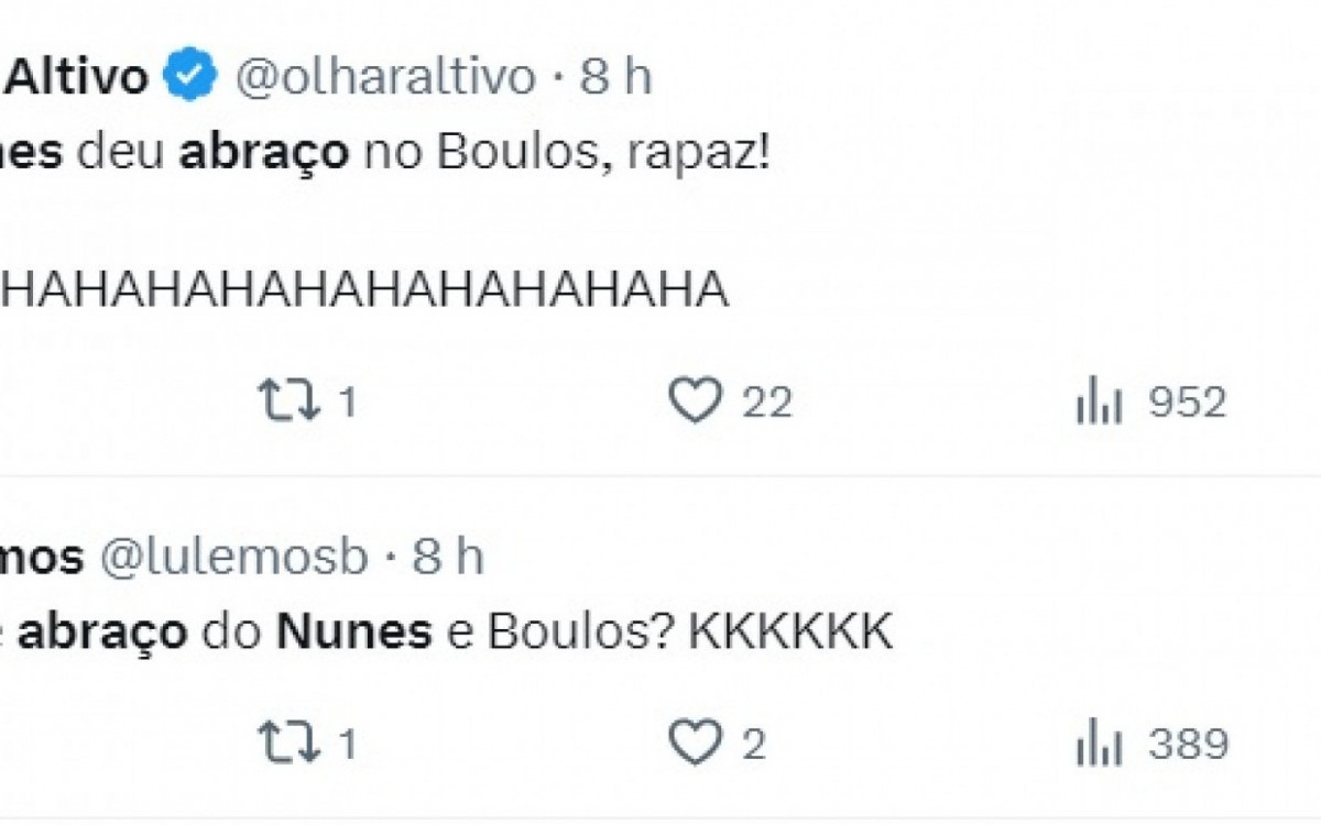 Muitos dos internautas apenas riam da situação