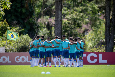 Sub-20: Seleção goleia o Nova Iguaçu em jogo-treino na Granja Comary