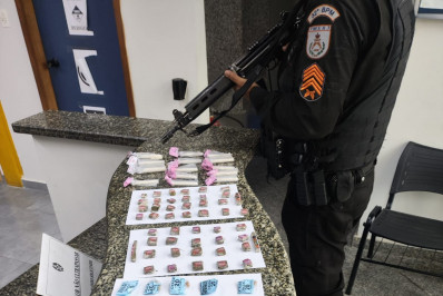 Apreensão de drogas em Casimiro de Abreu mobiliza polícia