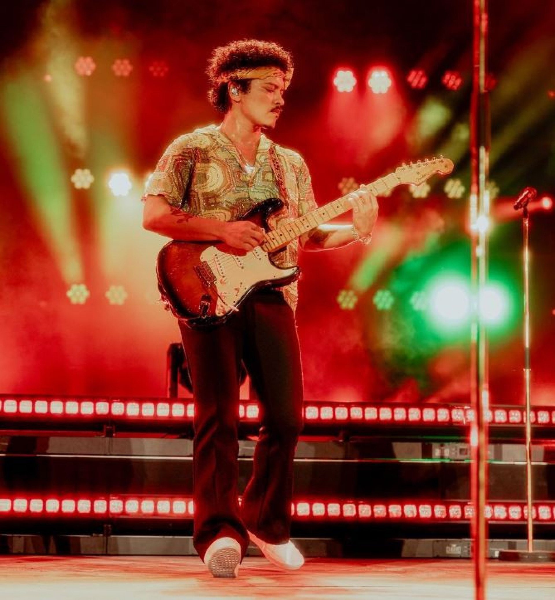 Bruno Mars realiza maratona de shows pelo Brasil - Reprodução/Instagram