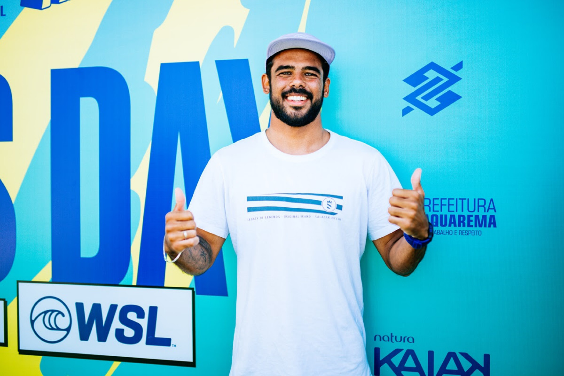 Edgard Groggia completou um recorde histórico do Brasil no Challenger Series - Thiago Diz/WSL