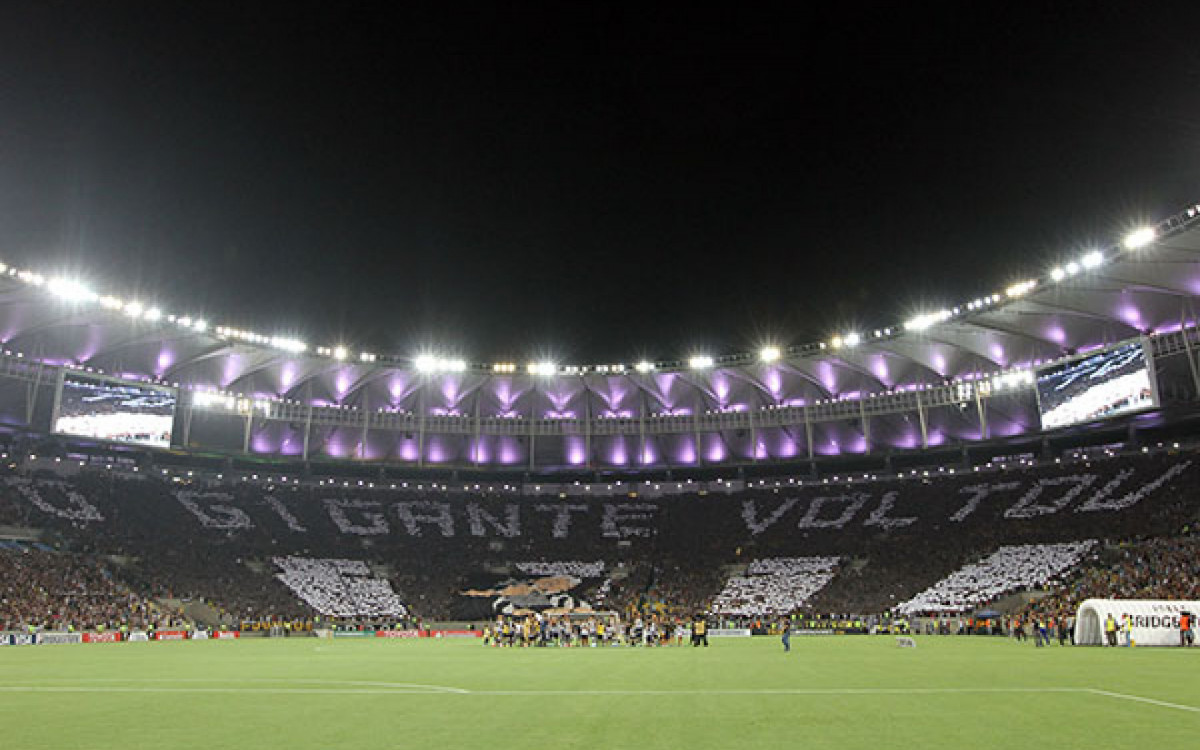 Torcida. Botafogo x Deportivo Quito pela Copa Libertadores da America, no Maracana. 05 de fevereiro de 2014, Rio de Janeiro, RJ, Brasil. Foto: Vitor Silva/SSPress.