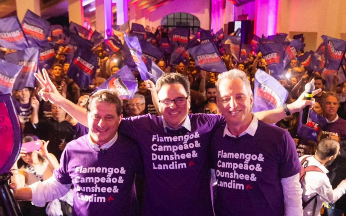 Evento de lançamento da campanha de Rodrigo Dunshee a presidência do Flamengo