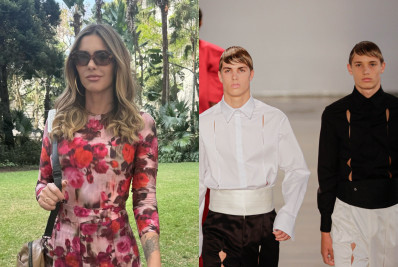 Fernanda Lima brinca após filhos desfilarem pela primeira vez no SPFW: 'Logo aposento'