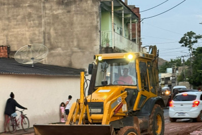 Equipes da Prefeitura de Volta Redonda atuam após forte chuva