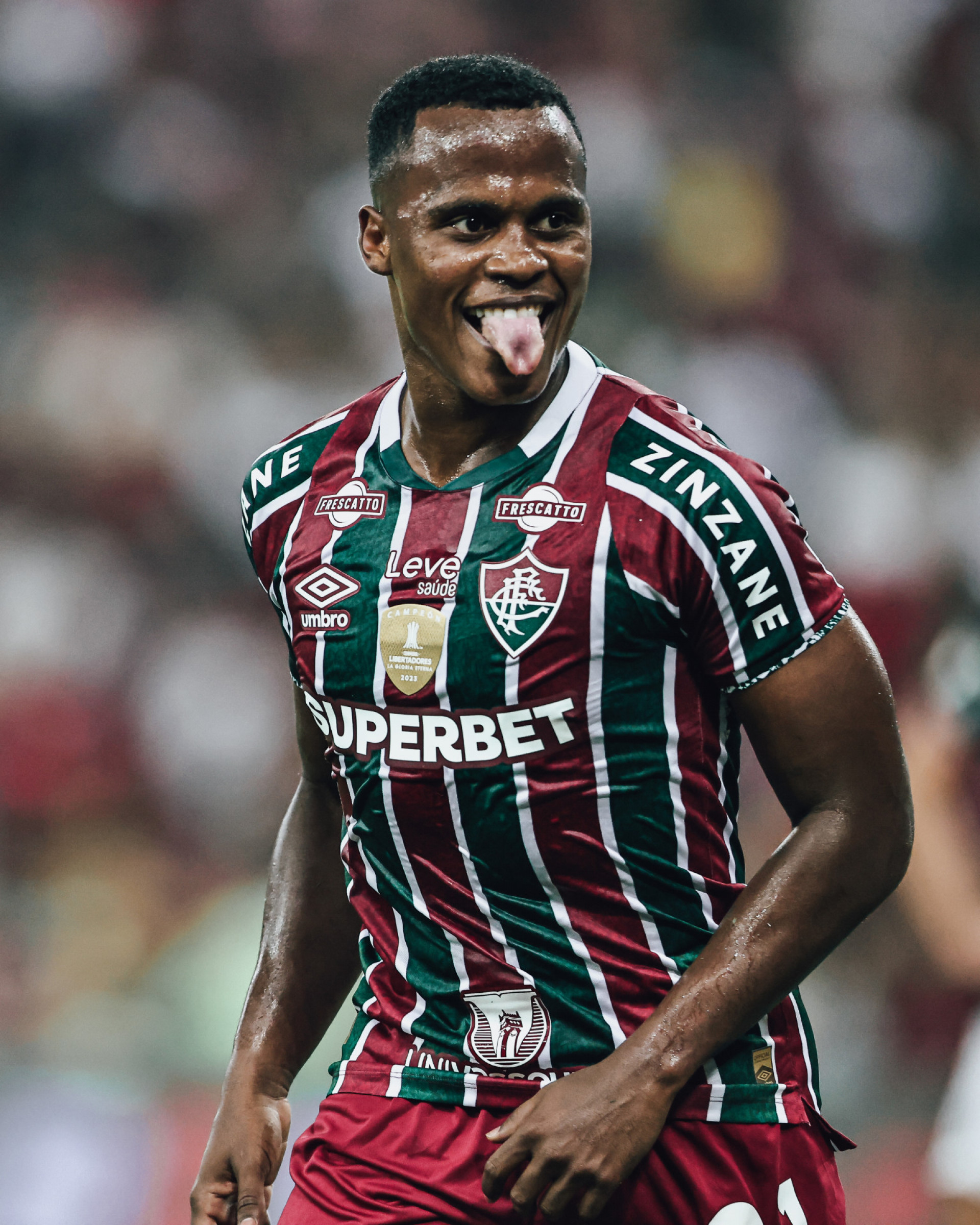 Arias fechou a conta na vit&oacute;ria do Fluminense - Lucas Mer&ccedil;on/Fluminense FC