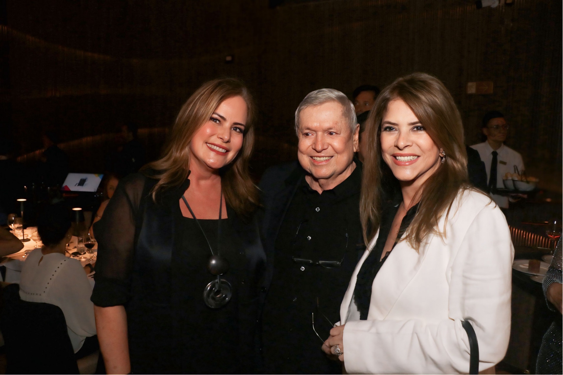 Renata Ceribelli encontra Boni na inauguração do Roxy dinner show - Rogério Fidalgo / Agnews