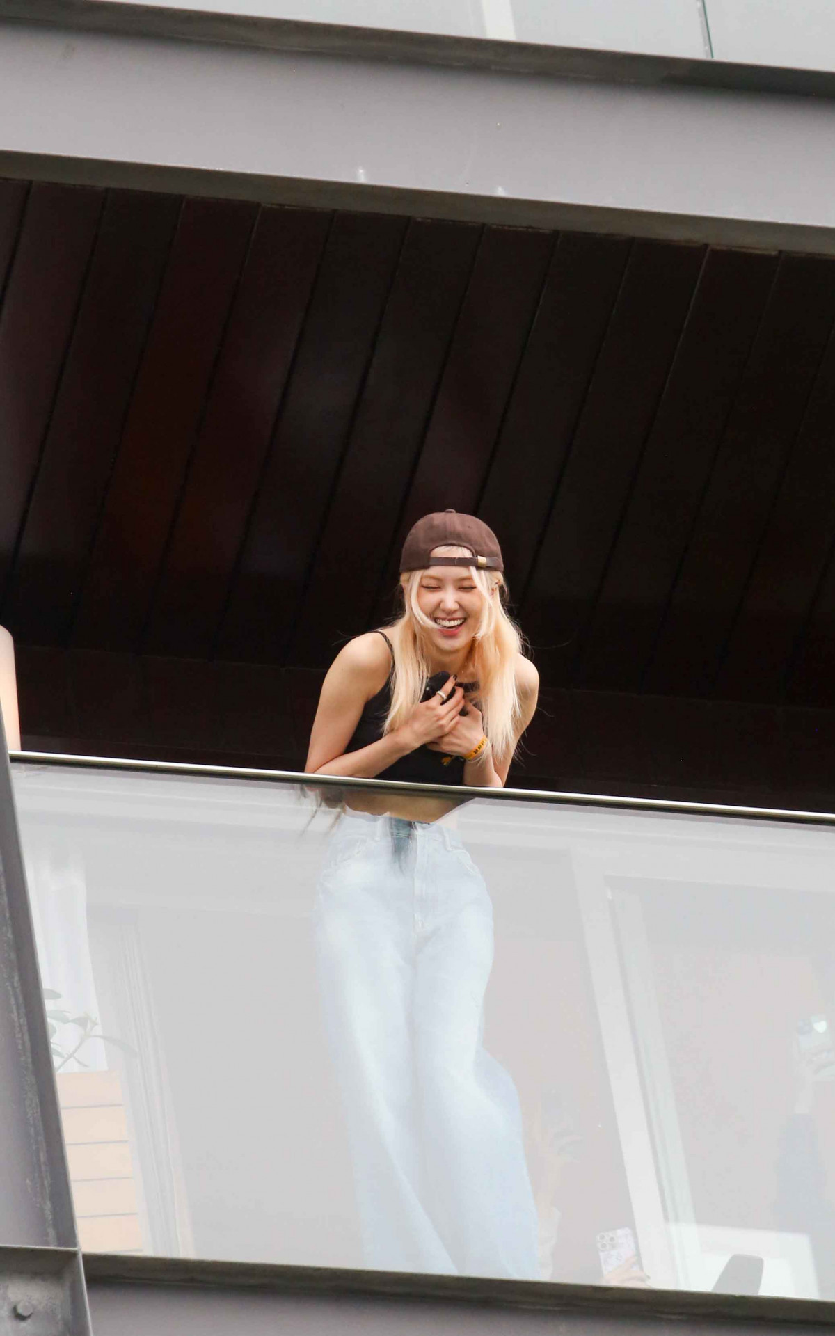 Cantora Rosé interagiu com os fãs 