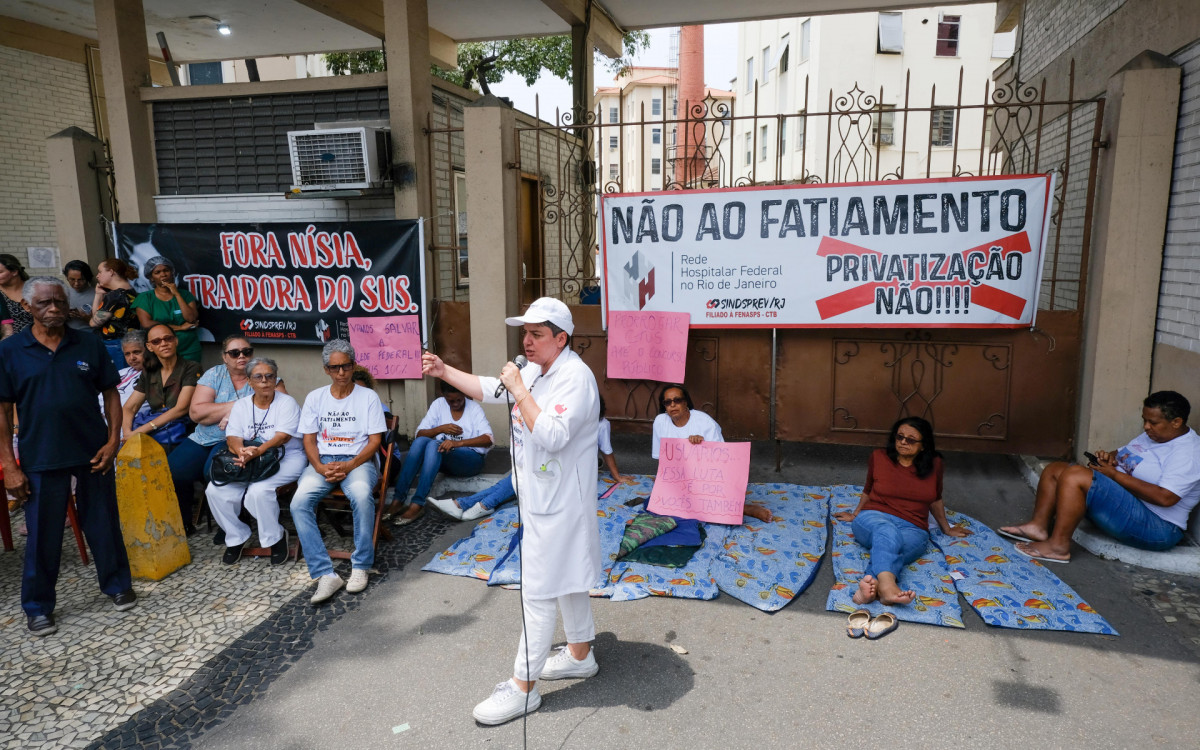 Sindicato resiste à descentralização da gestão do Hospital Federal de Bonsucesso - Pedro Teixeira/Agência O Dia