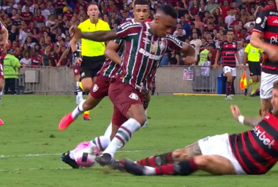 CBF divulga revisão do VAR em pênalti para o Fluminense no clássico com o Flamengo