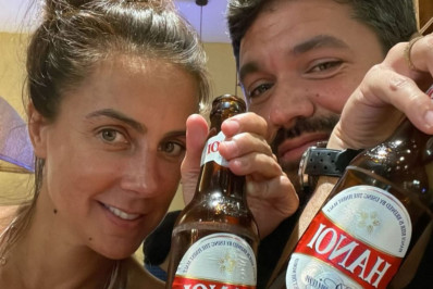 Carol Barcellos e Marcelo Courrege curtem viagem no Vietnã