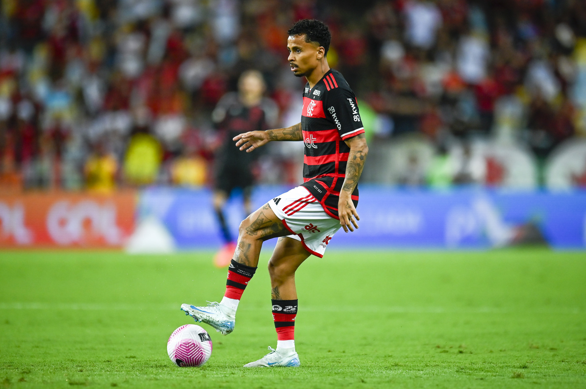 Allan em jogo do Flamengo - Marcelo Cortes / Flamengo