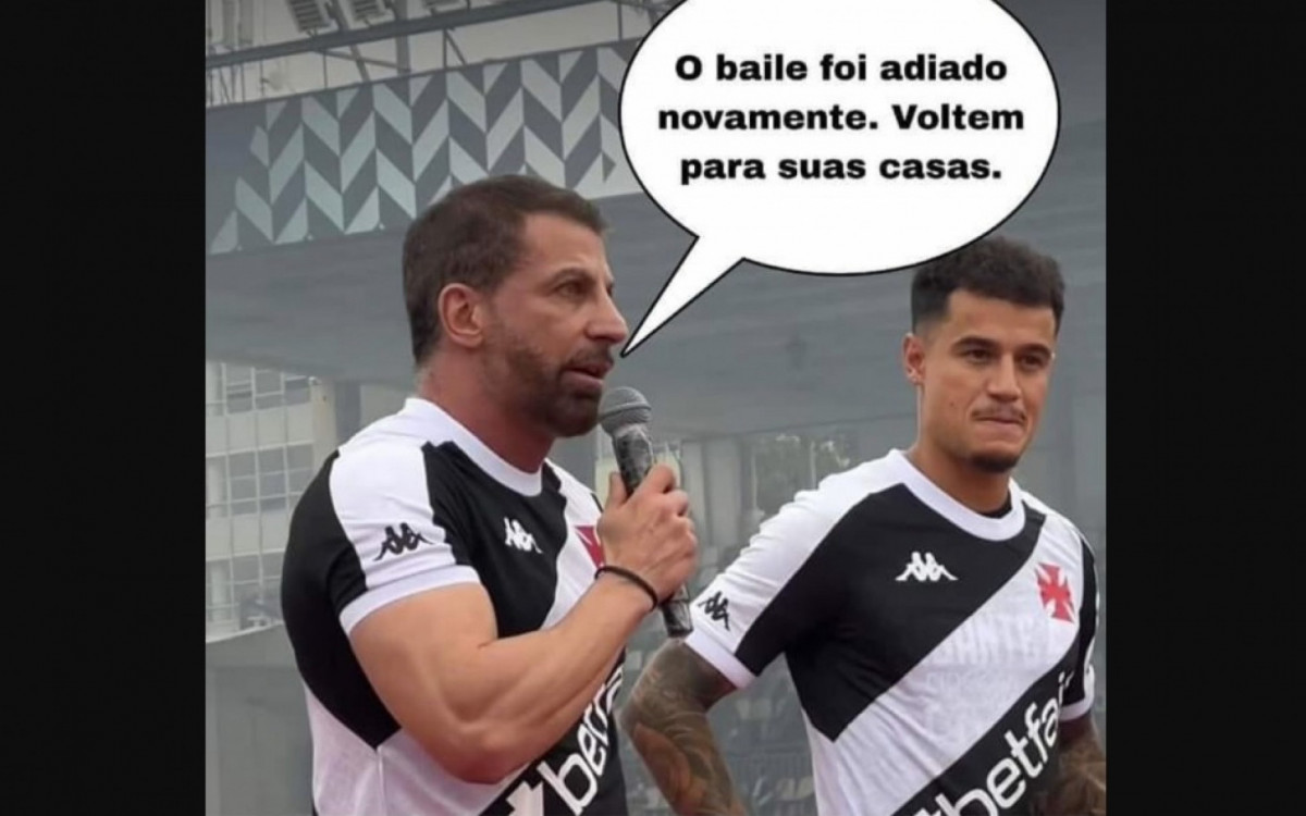 Nem Pedrinho ficou fora da zoação dos rivais do Vasco