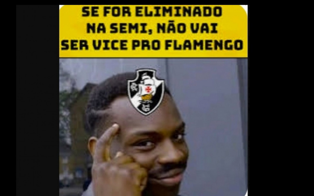 Eliminação do Vasco provocou enxurrada de memes nas redes