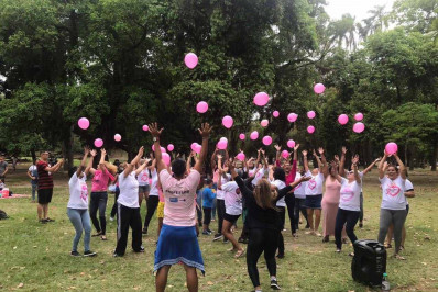 Evento reúne pacientes de câncer e familiares na Quinta da Boa Vista