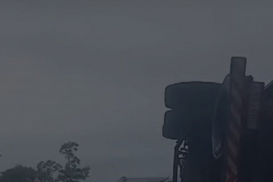 Sábado de chuva com acidentes na Rio-Santos 