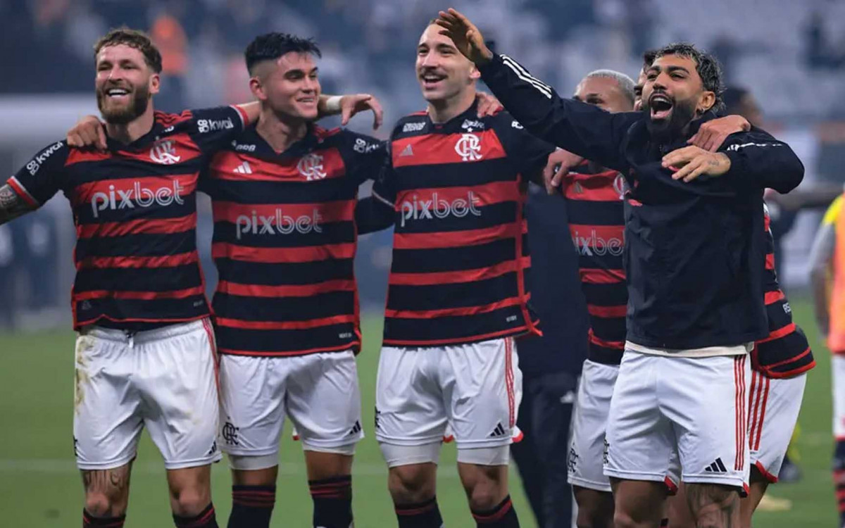 Flamengo comemora classificação a final da Copa do Brasil 2024