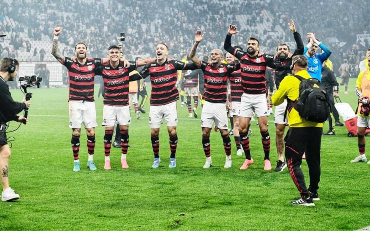 Flamengo comemora classificação a final da Copa do Brasil 2024