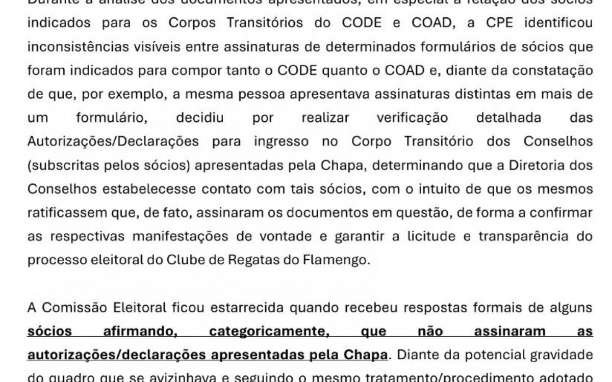 Parecer chapa Wallim Vasconcelos