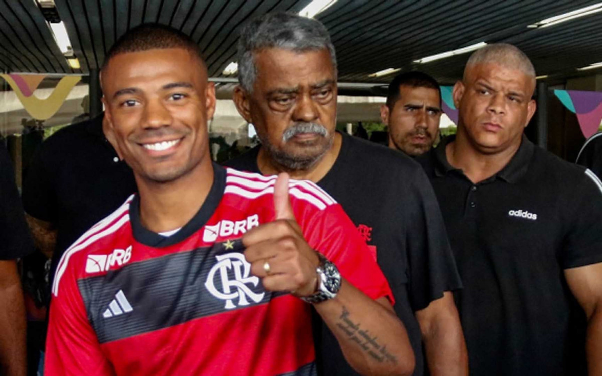 Nicolas De La Cruz desembarcando no Rio de Janeiro no início de 2024