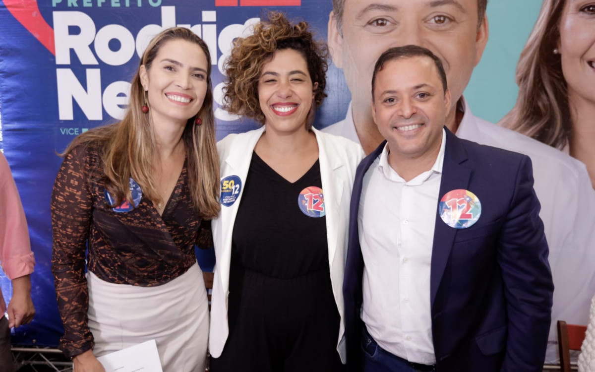Isabel Swan, Talíria Petrone e Rodrigo Neves: coalização em segundo turno pela defesa da democracia - Divulgação