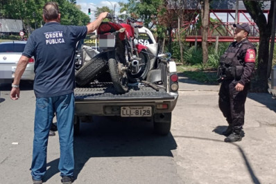 Volta Redonda: Sistema Integrado de Segurança recupera moto roubada