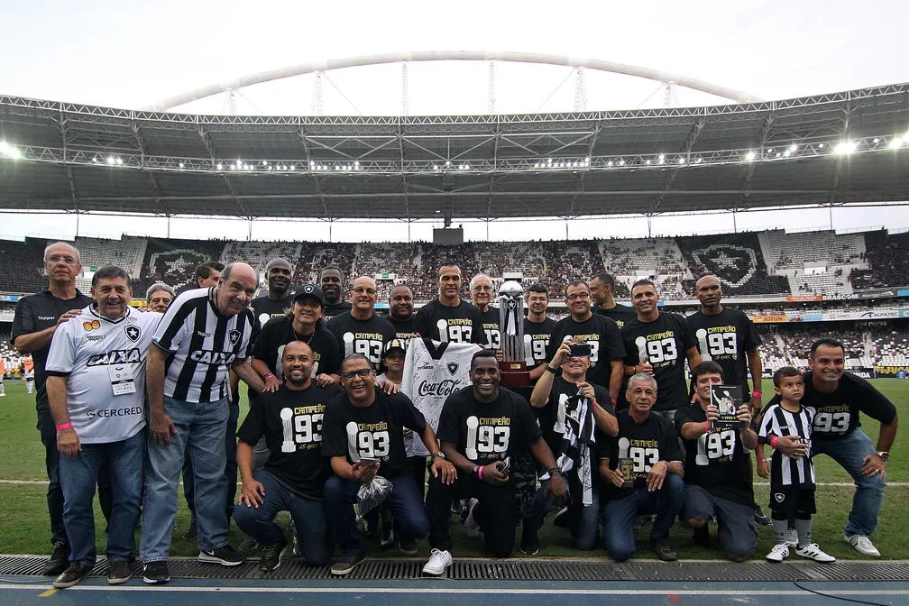 Em 2018, o Botafogo homenageou os campeões da Copa Conmebol de 1993 - Divulgação / Botafogo