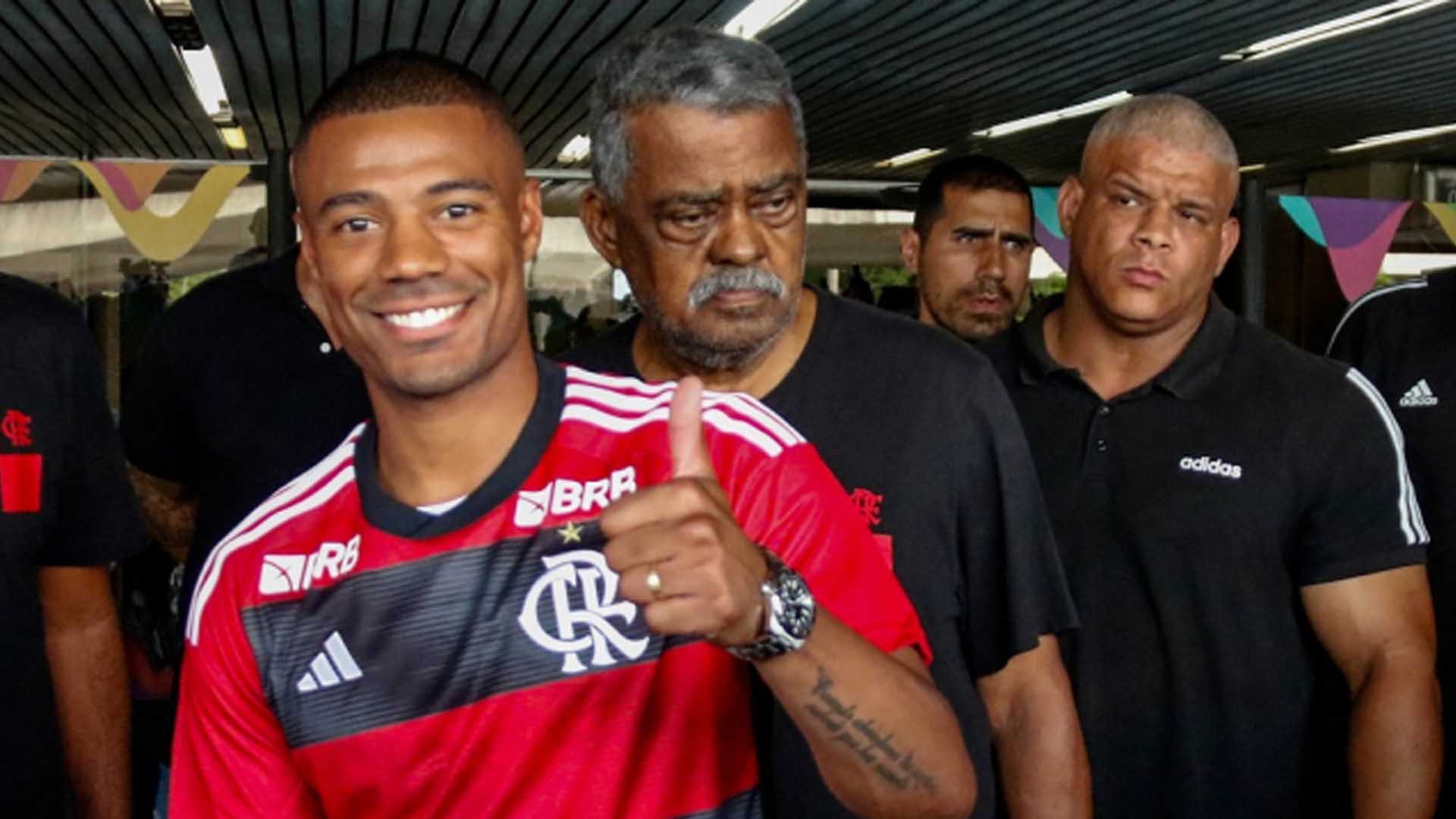 Nicolas De La Cruz desembarcando no Rio de Janeiro no início de 2024 - Foto: Reprodução