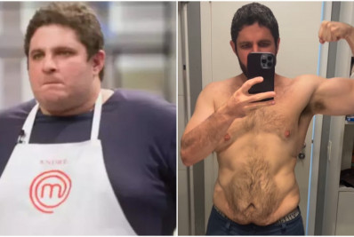 Ex-Masterchef impressiona ao mostrar como ficou após perder 83 kg; veja antes e depois